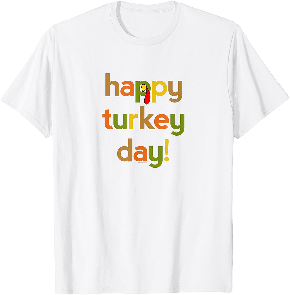Thanksgiving for Men Women  Happy Turkey Day Fall Thankful T-Shirt