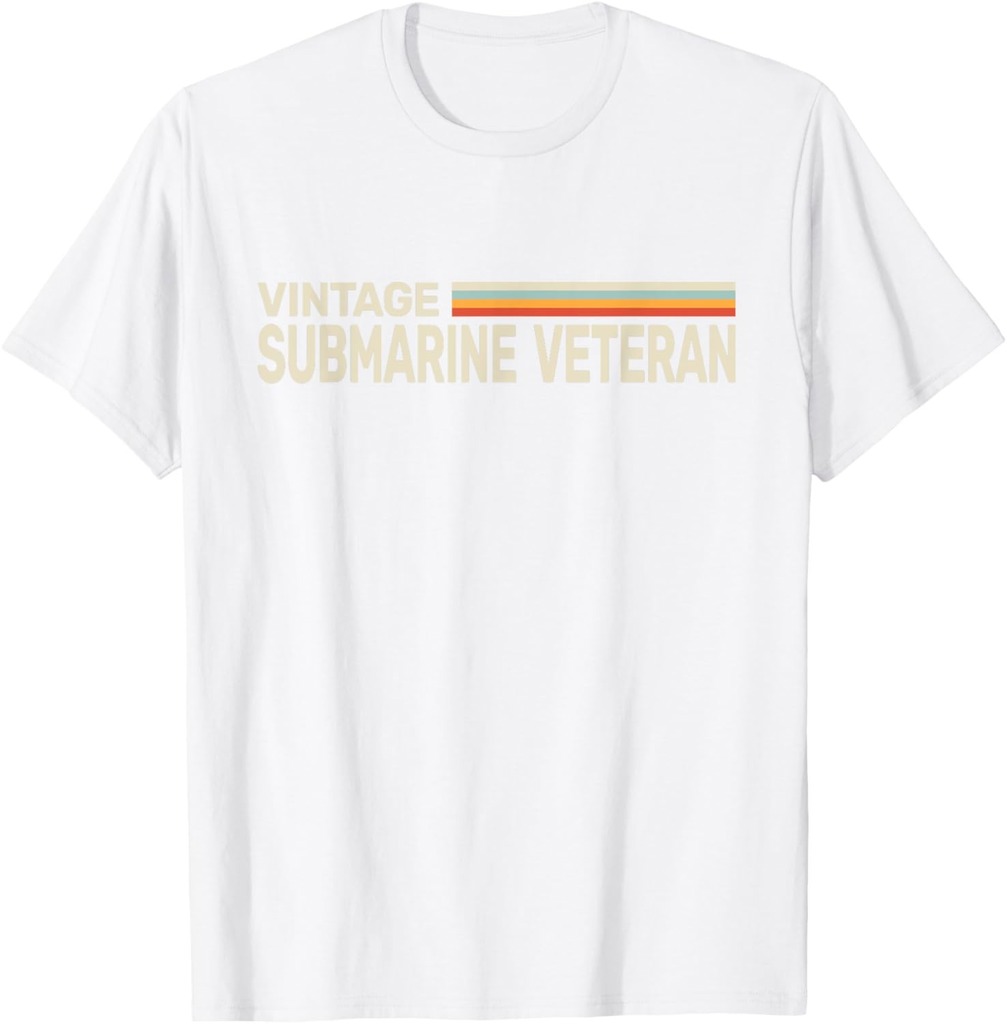 Vintage Submarine Veteran  And Submarine T-Shirt