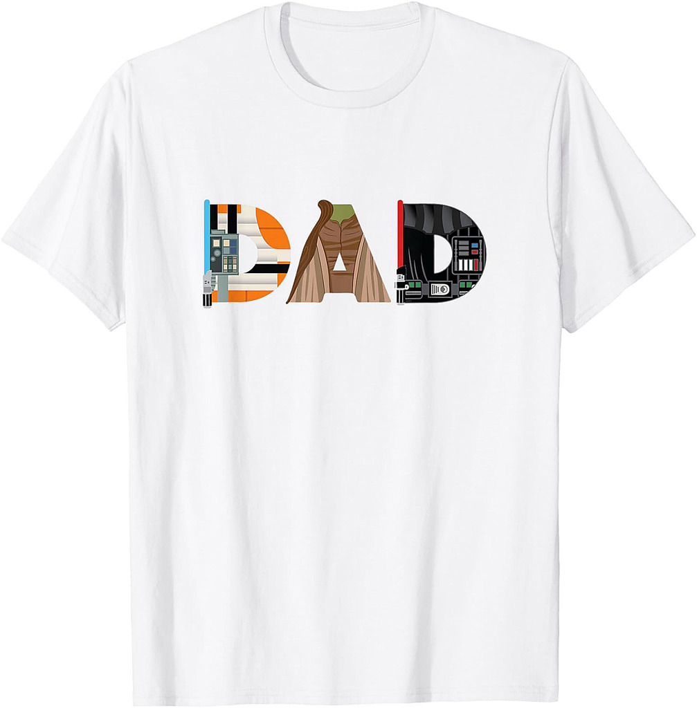 Star Wars Luke Yoda Darth Vader Dad Father’s Day Birthday T-Shirt