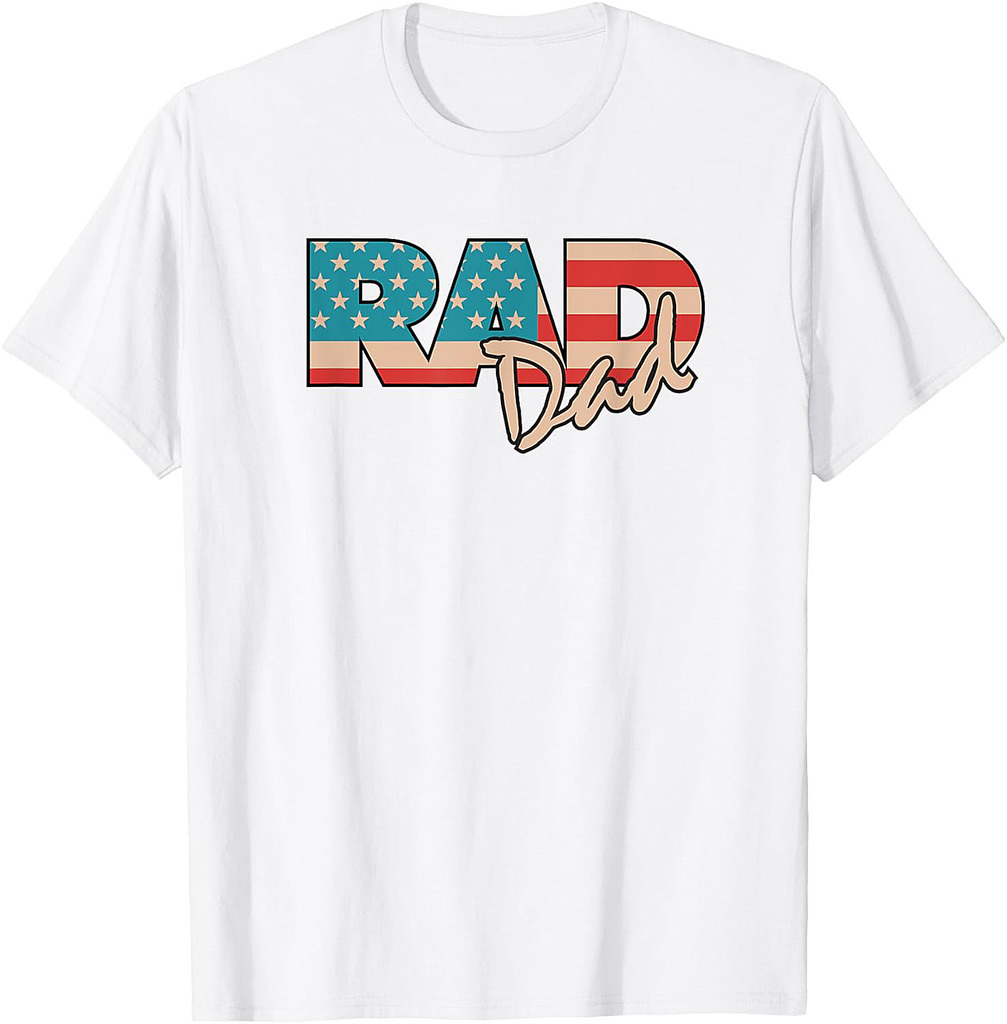 Rad Dad 1990's retro Gift for Farther T-Shirt