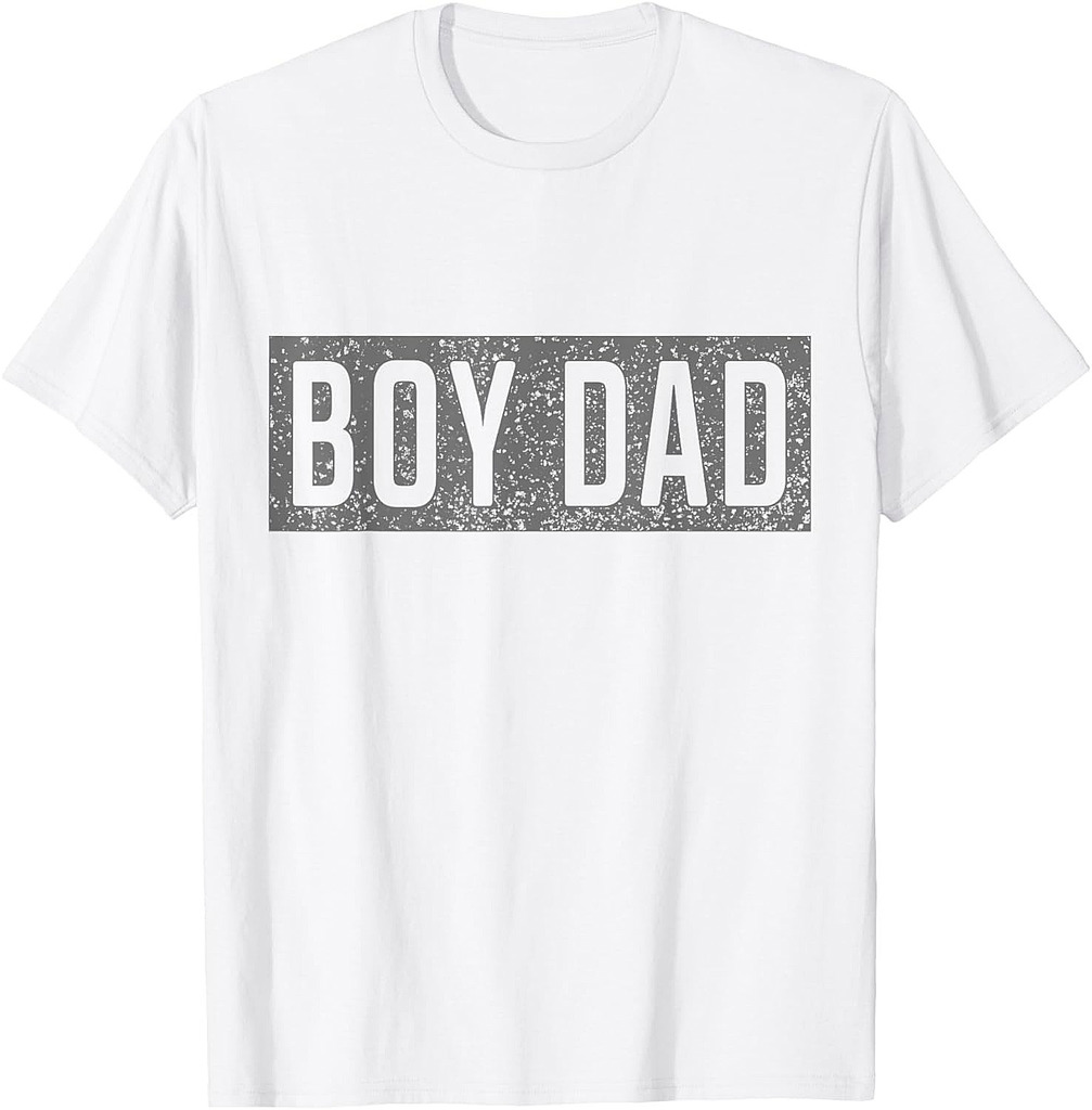 Proud Dad Of A Boy Funny Shirt For Mens Dad Fathers Day T-Shirt