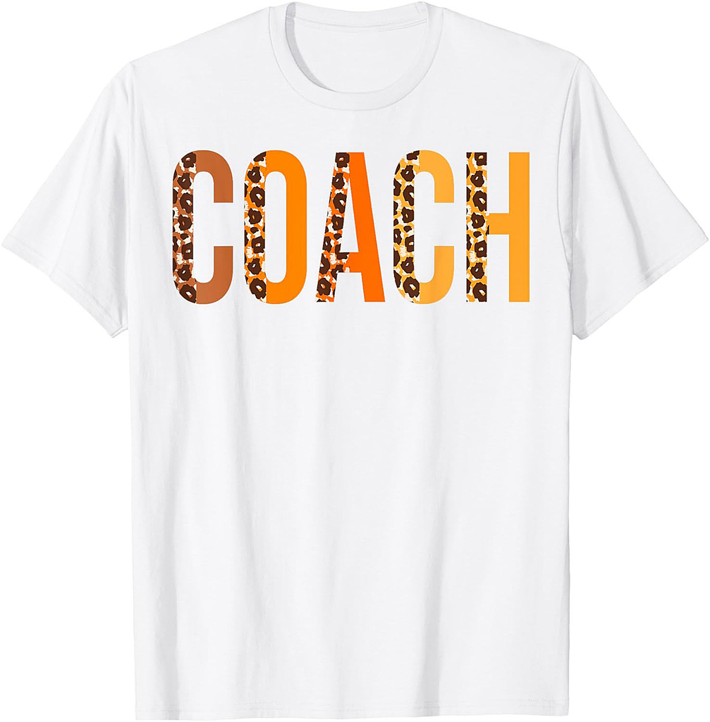 Coach leopard Squad Cute Fall Autumn Lovers Thanksgiving T-Shirt