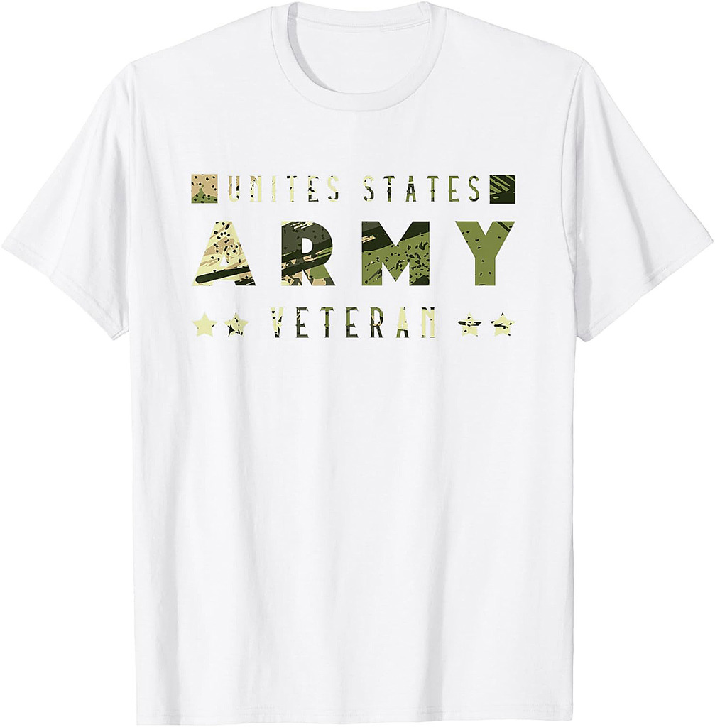 Veteran Outfit for Men Women United States Army Veteran T-Shirt