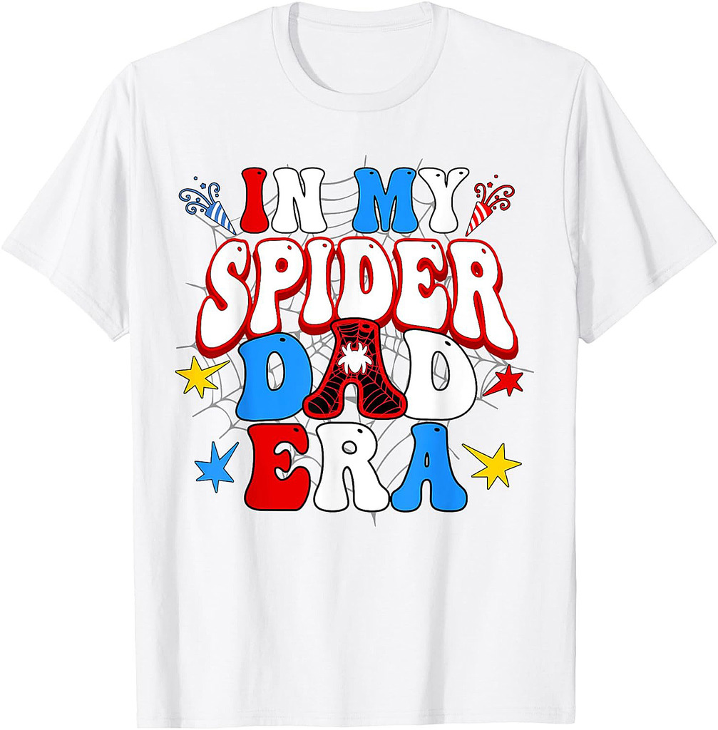 In My Spider Dad Era Birthday Matching Family Fathers Day T-Shirt