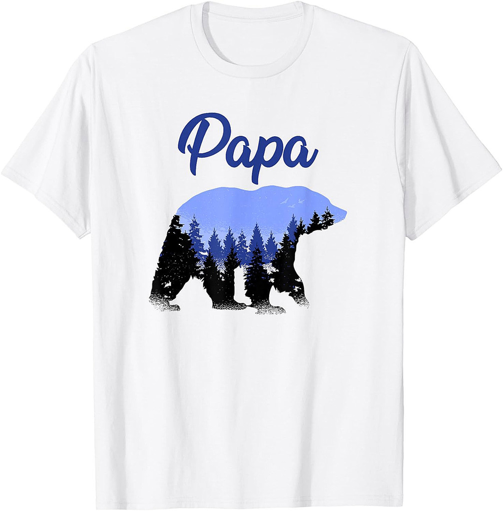 Papa Bear Funny Shirts for Dad Gift Ideas Father's Day T-Shirt