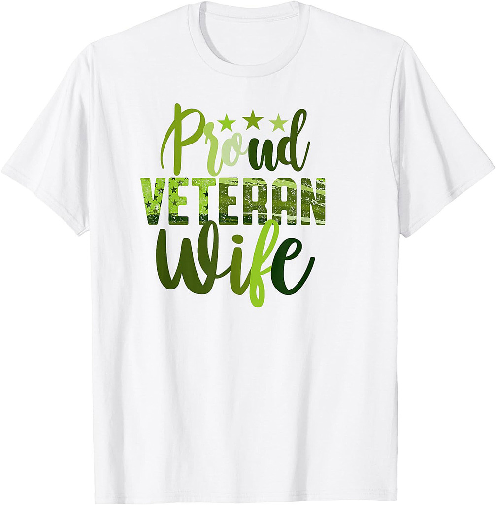 Proud Veteran Wife T-Shirt