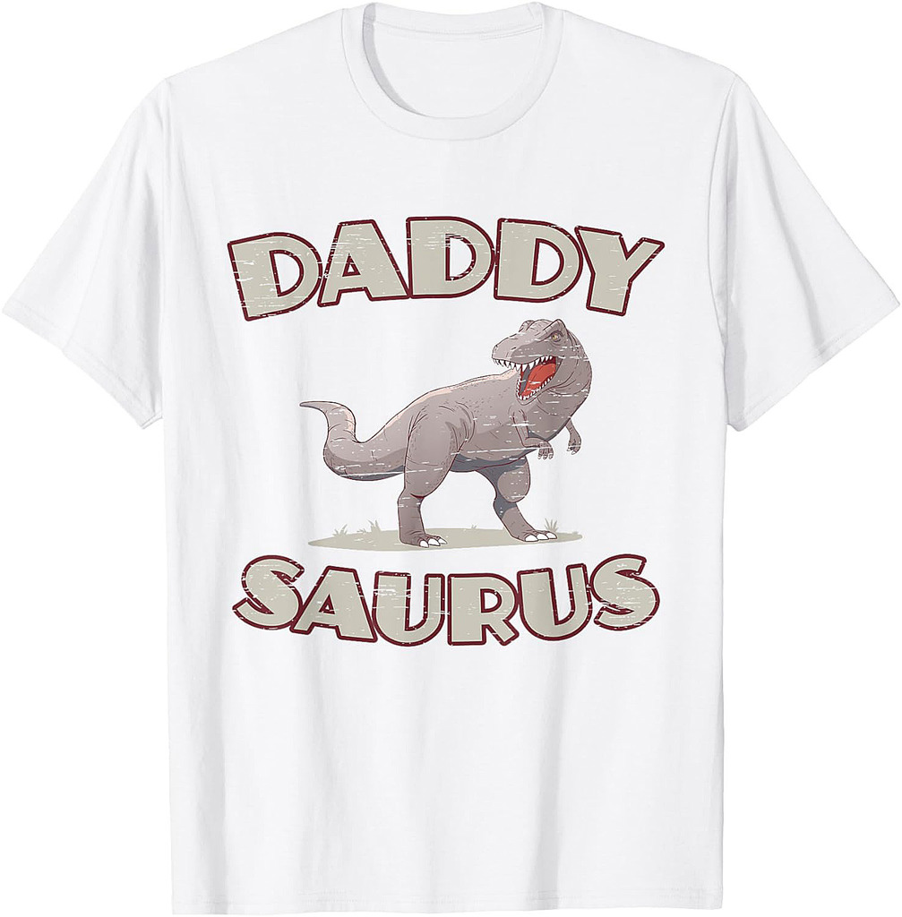 Daddy Saurus Wildlife Daddy Father's Day Dinosaurs Dino T-re T-Shirt