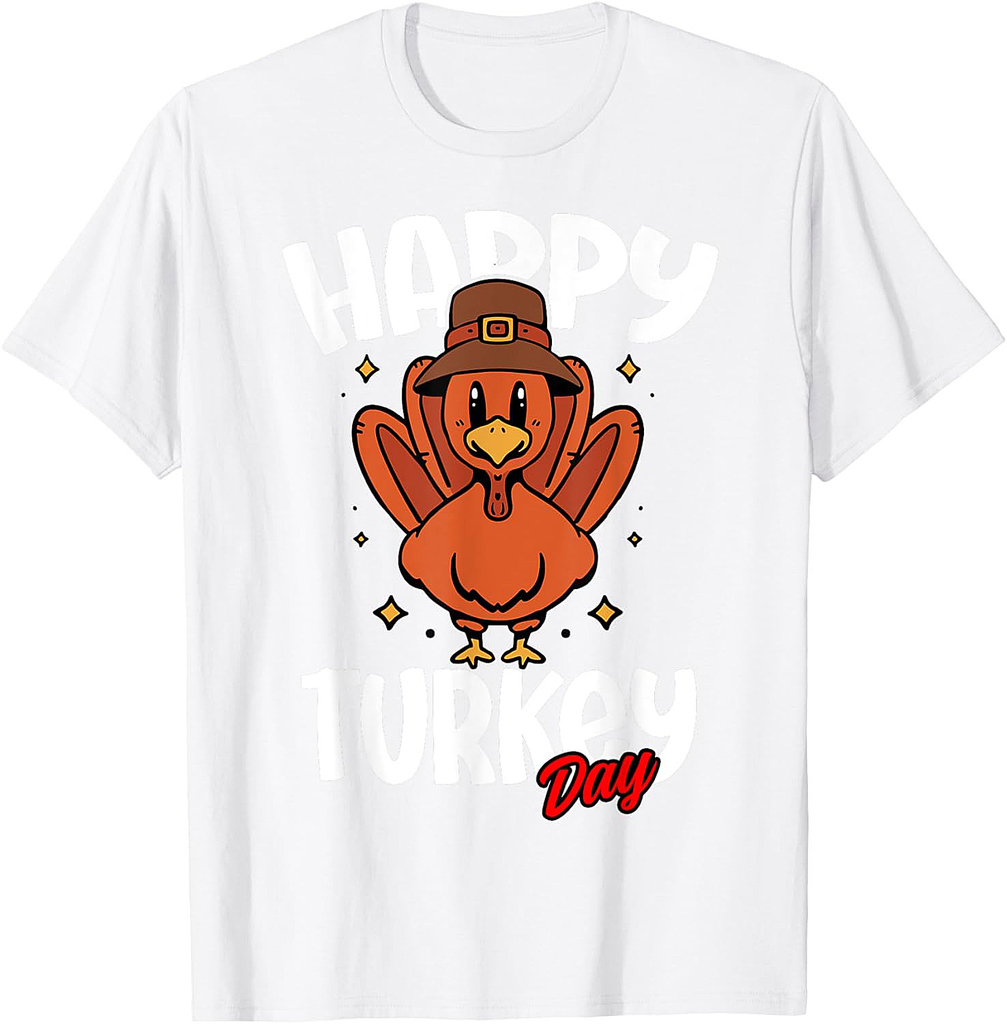 Happy Turkey Day Thanksgiving Family T-Shirt