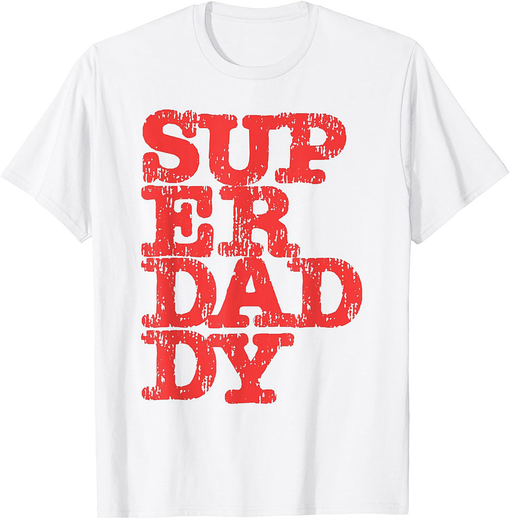 Mens Superdaddy Father's Day for Papa Dad Father Daddy T-Shirt