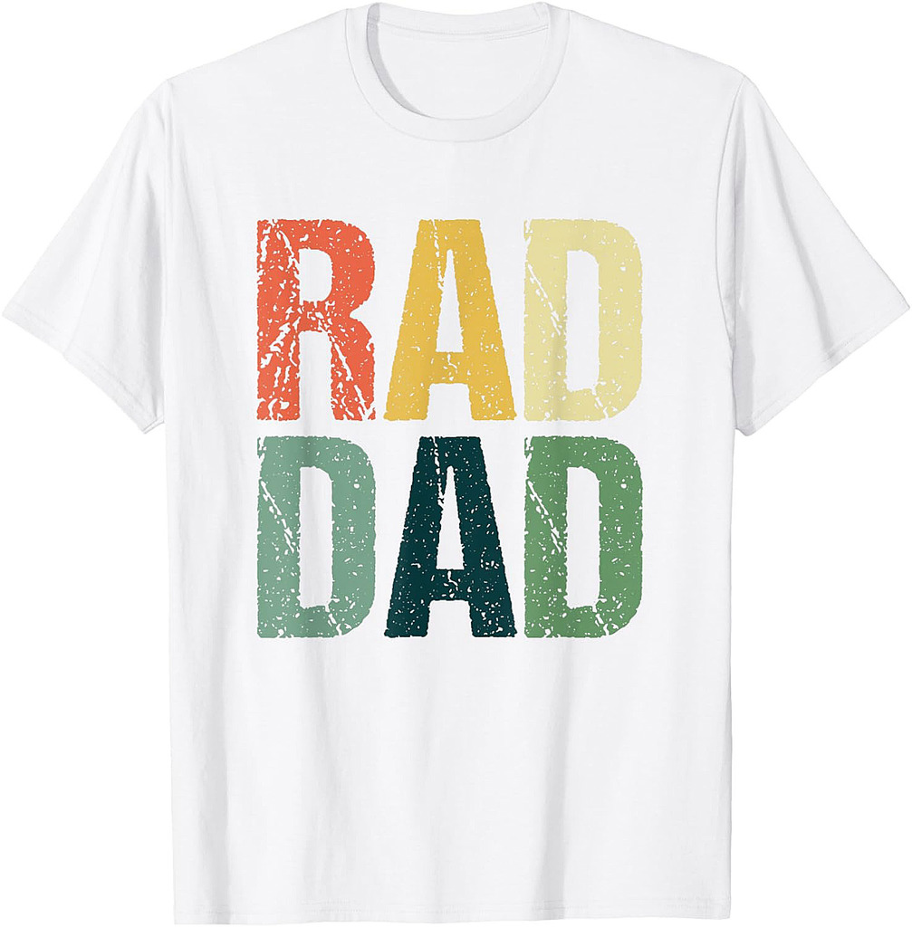 Retro Father's Day Gift Rad Dad Cool Father Daddy T-Shirt