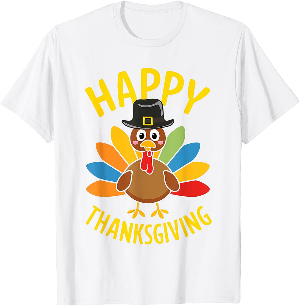 Happy Thanksgiving T Shirt Men Women Family Turkey Day T-Shirt
