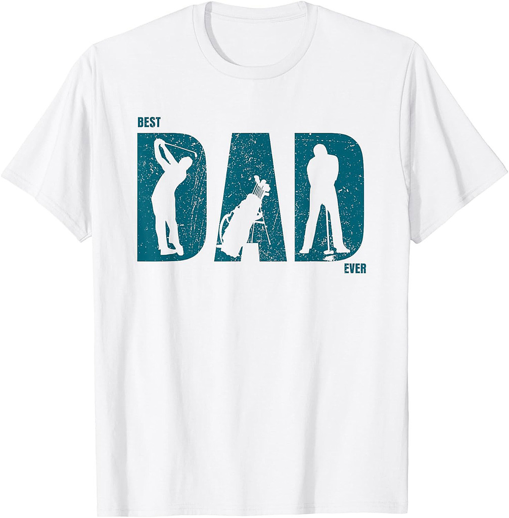 Best Golf Dad Ever T Shirt Golf Dad Shirt Father's Day Gift T-Shirt