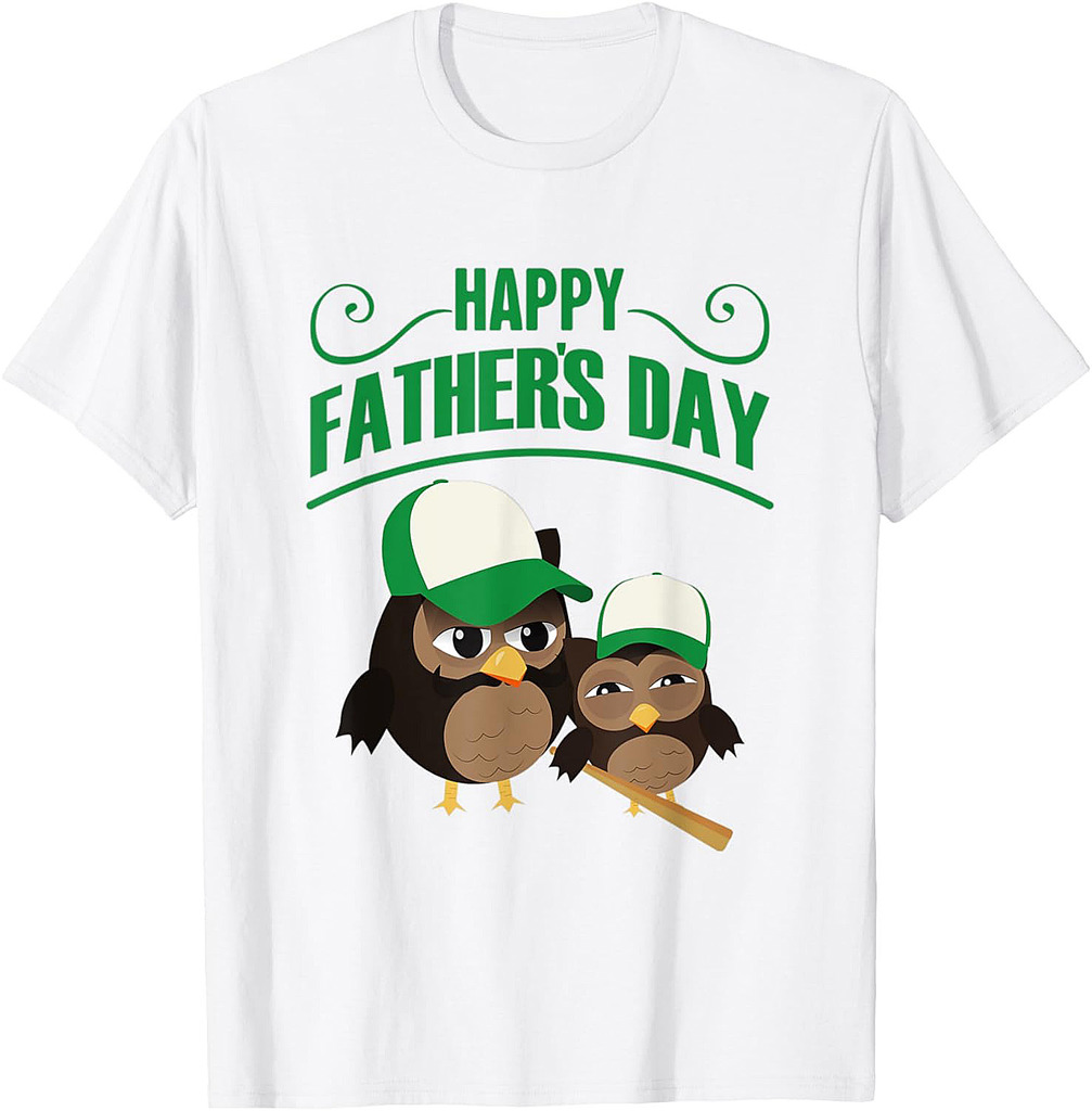 Owl Happy Father's Day T-Shirt