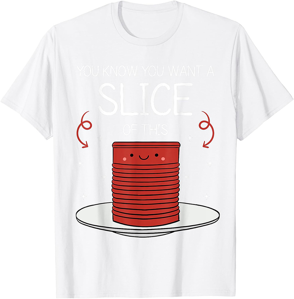 Funny Thanksgiving Canned Cranberry Sauce T-Shirt