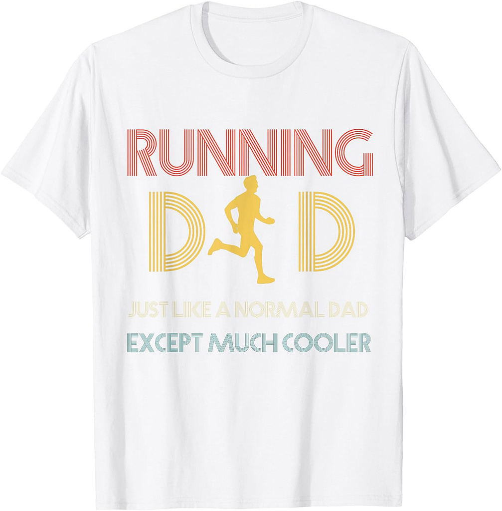 Men's Father Runner Father's Day Running Dad T-Shirt