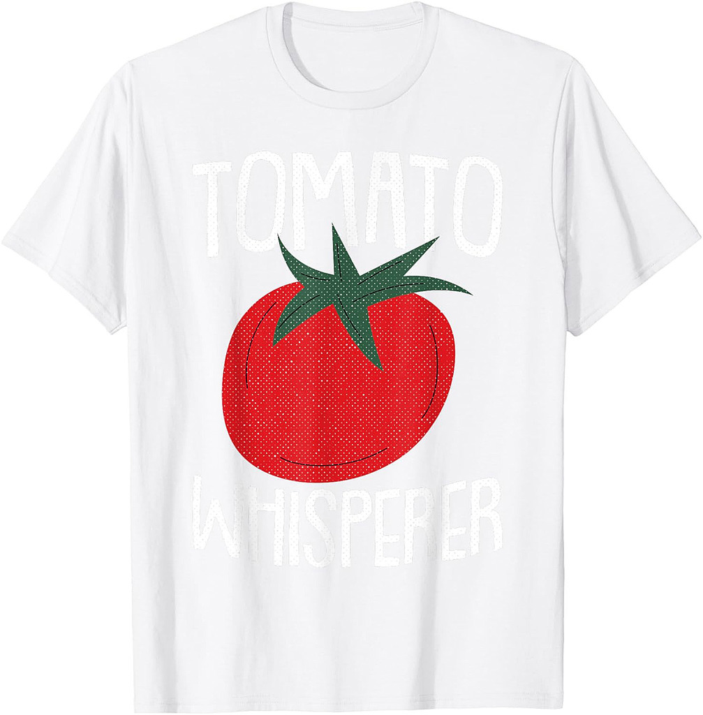Tomato Whisperer Fathers Day Gardening Dad-dy Dada Gardener T-Shirt