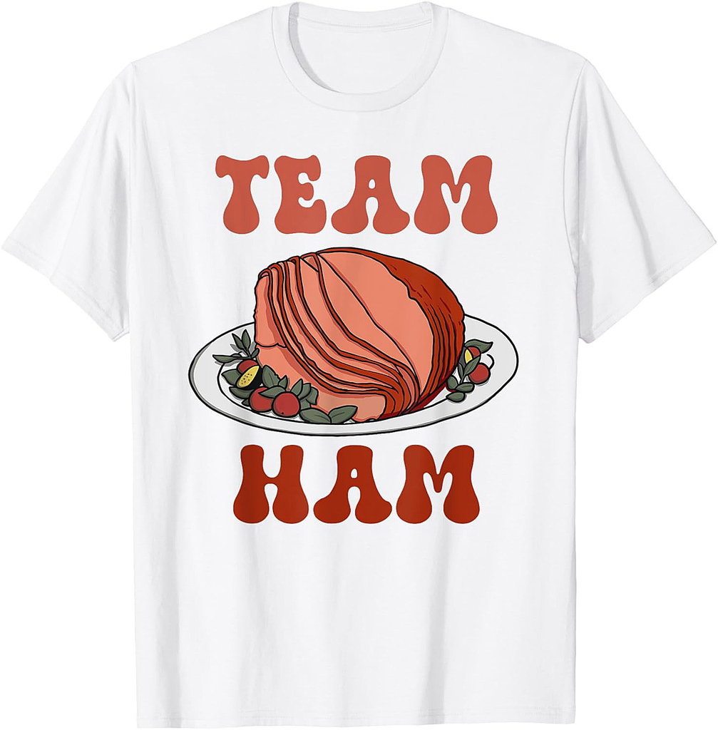 Team Ham Thanksgiving Groovy Family Couple T-Shirt