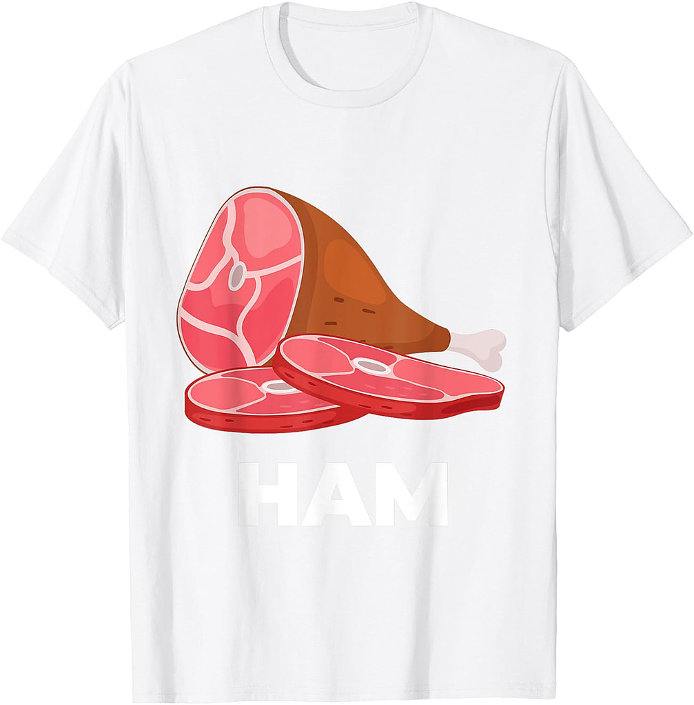 Ham Matching dishes food costumes Christmas thanksgiving T-Shirt