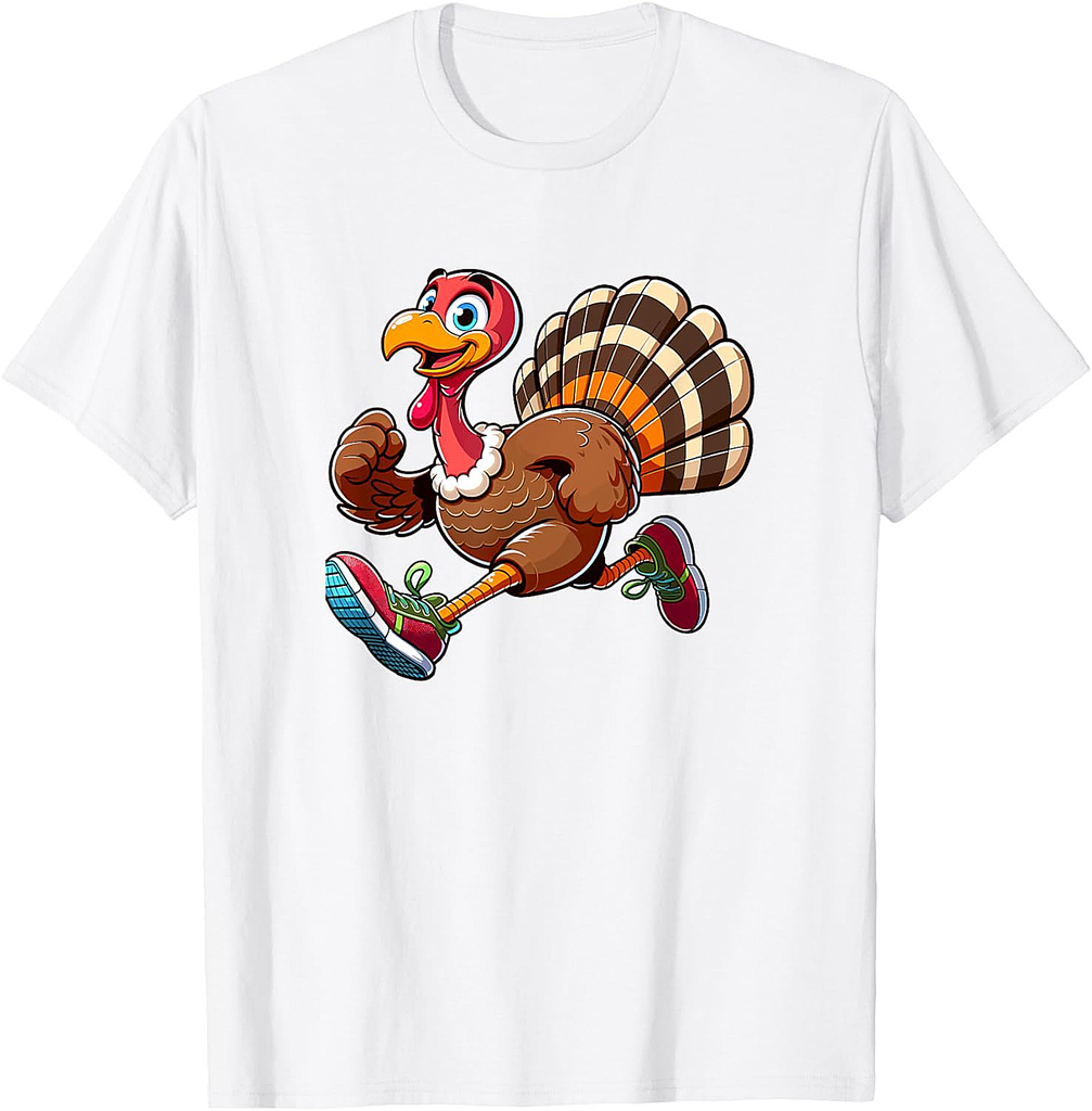Running Turkey Turkey Trot Running Thanksgiving T-Shirt
