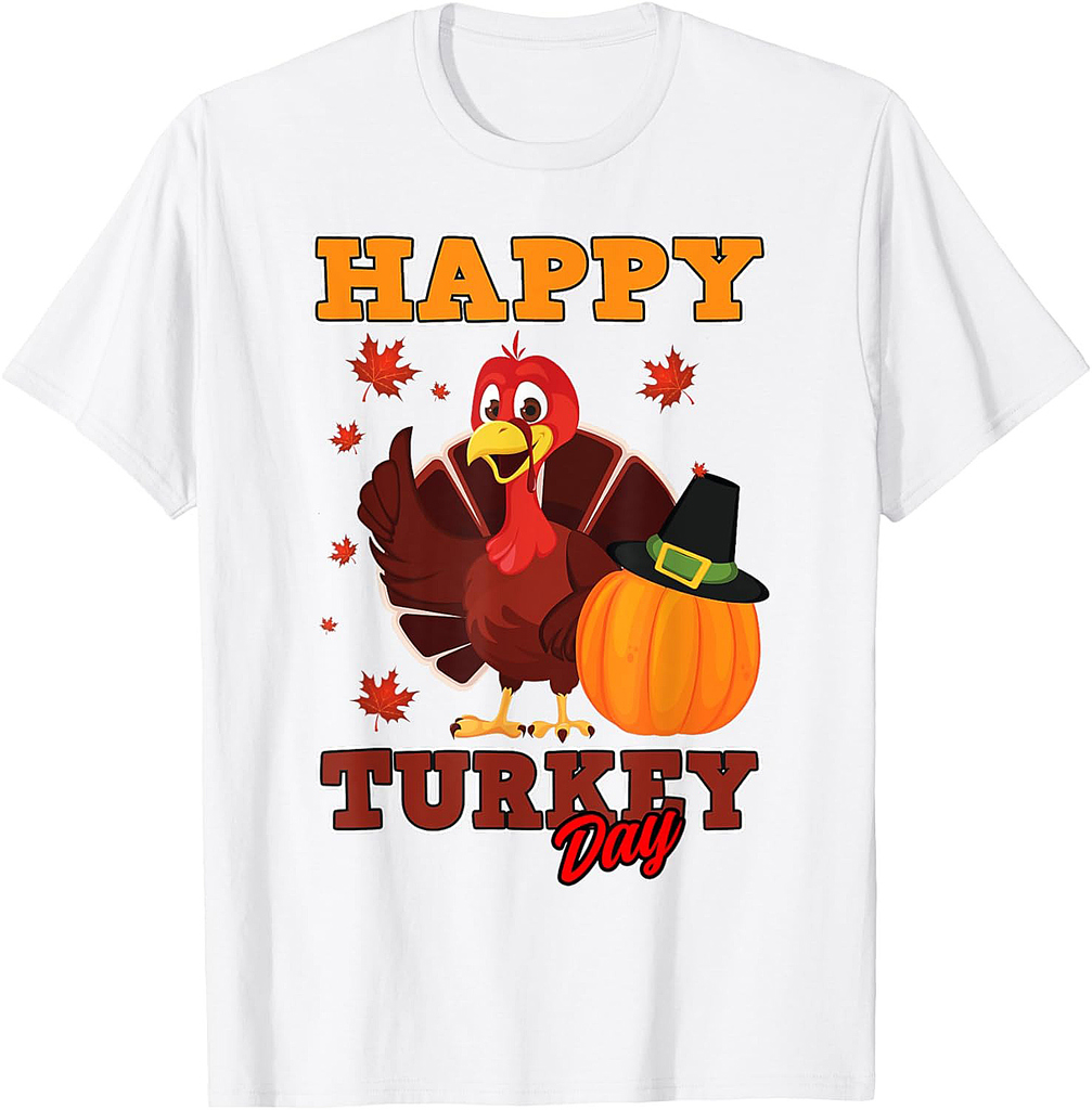 Happy Turkey Day Thanksgiving Family feast T-Shirt