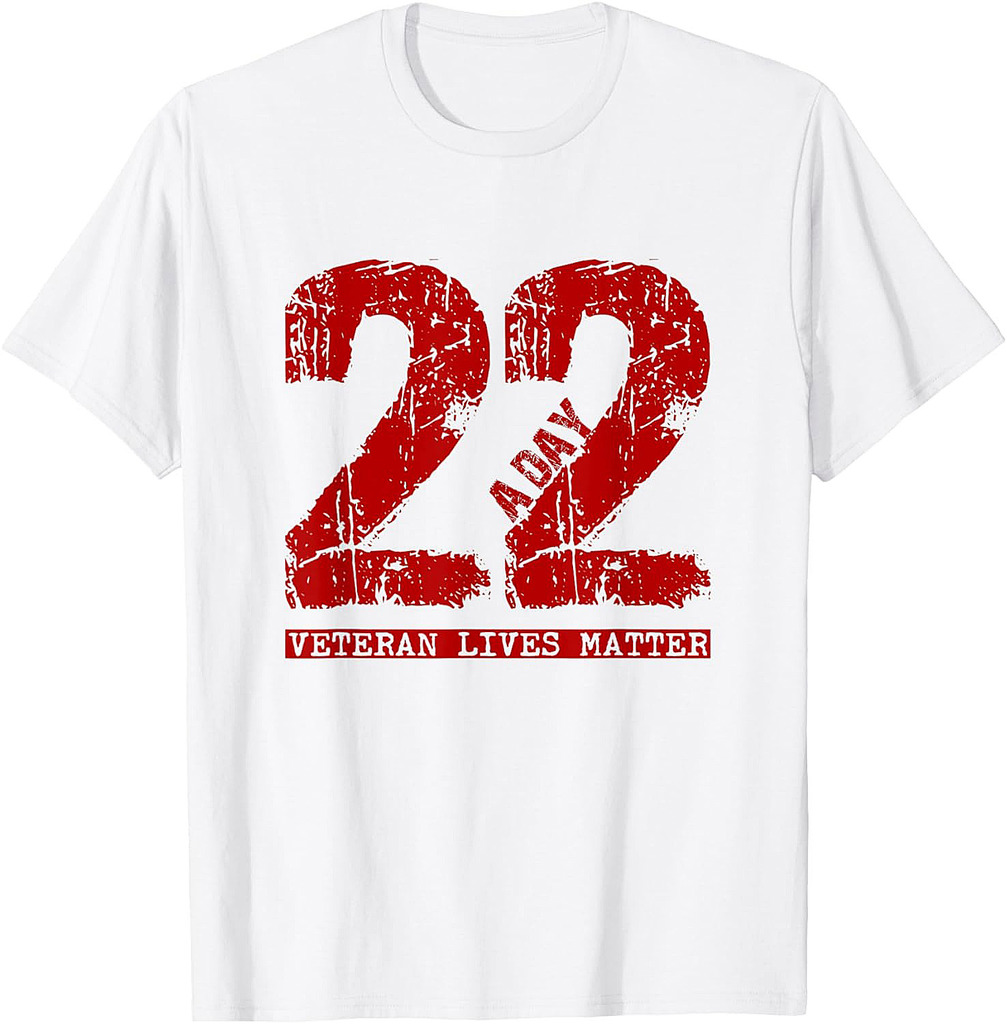 22 A Day Veteran Shirt  22 A Day Veteran Suicide Apparel T-Shirt