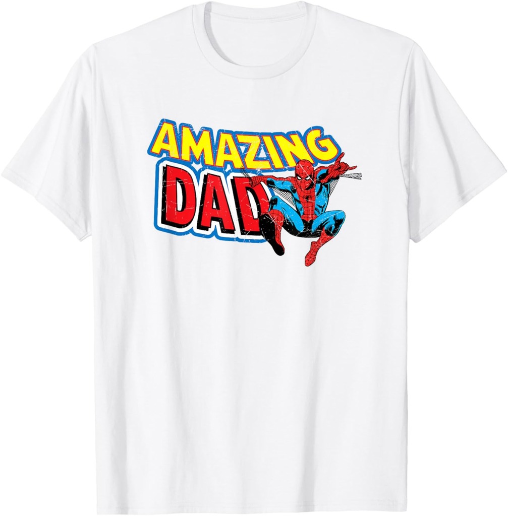 Marvel Spider-Man Amazing Dad Comic Book Father's Day T-Shirt