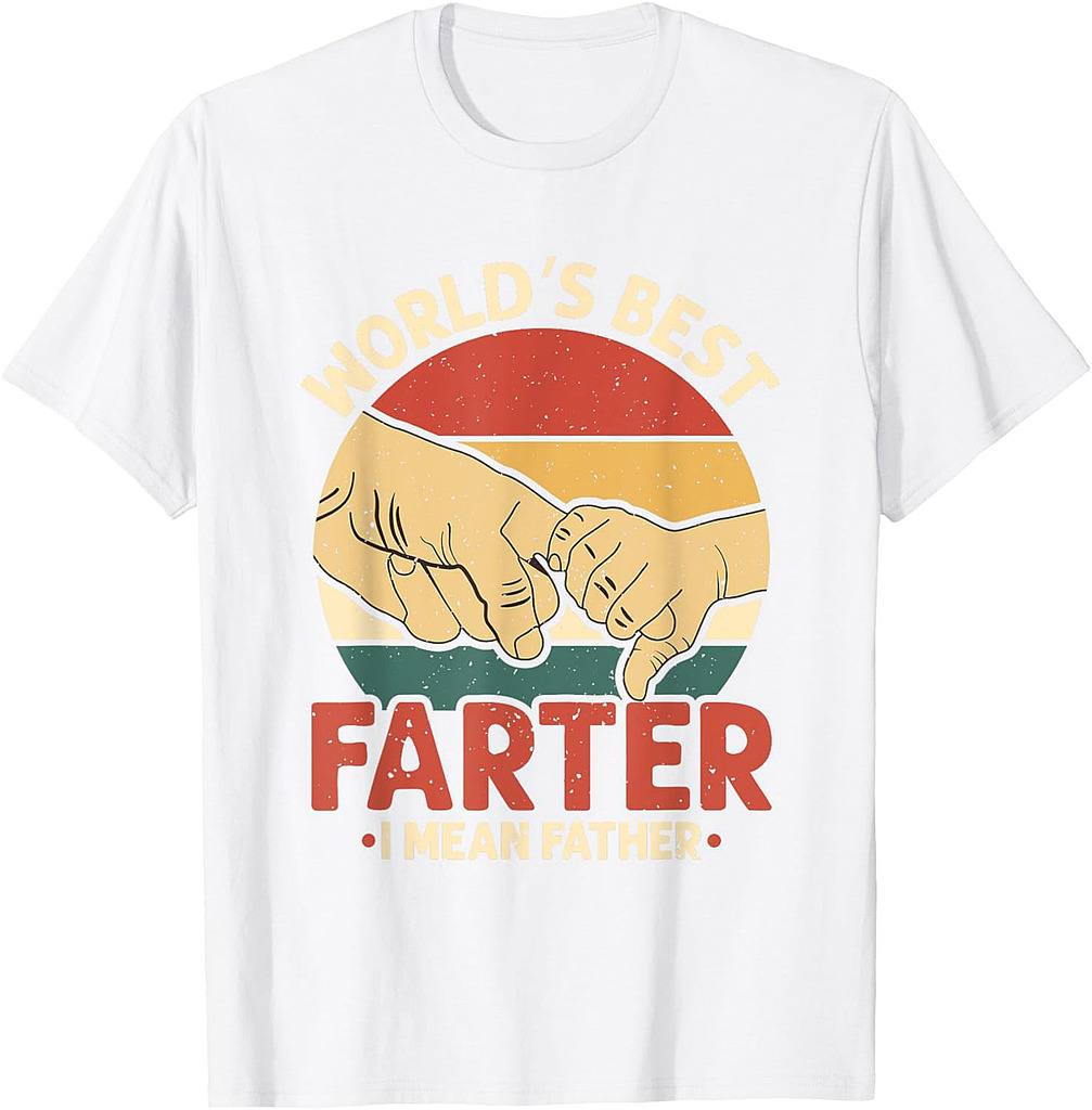 Vintage World's Best Farter I Mean Father T-Shirt