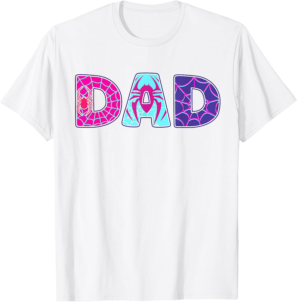 Men Dad Spider Dad Father's Day T-Shirt
