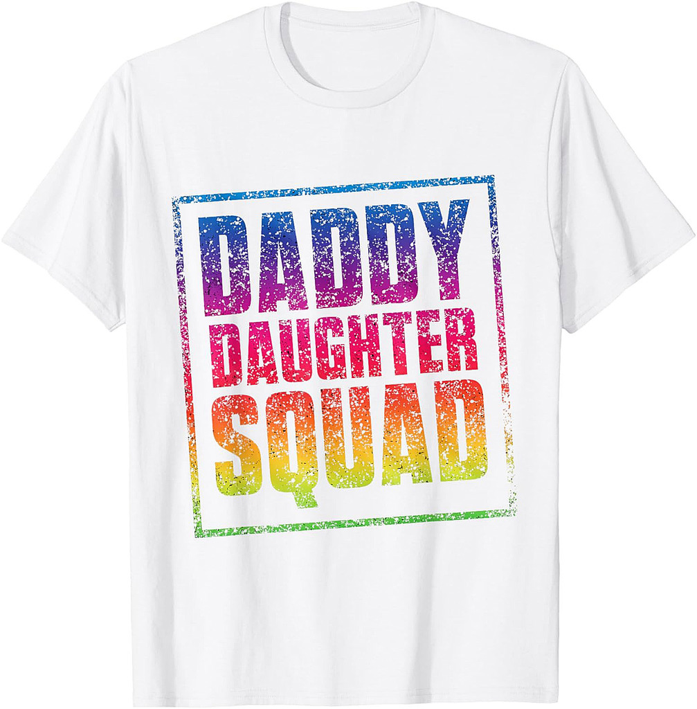 Daddy Daughter Squad Dad Matching Daughters Father Daughter T-Shirt