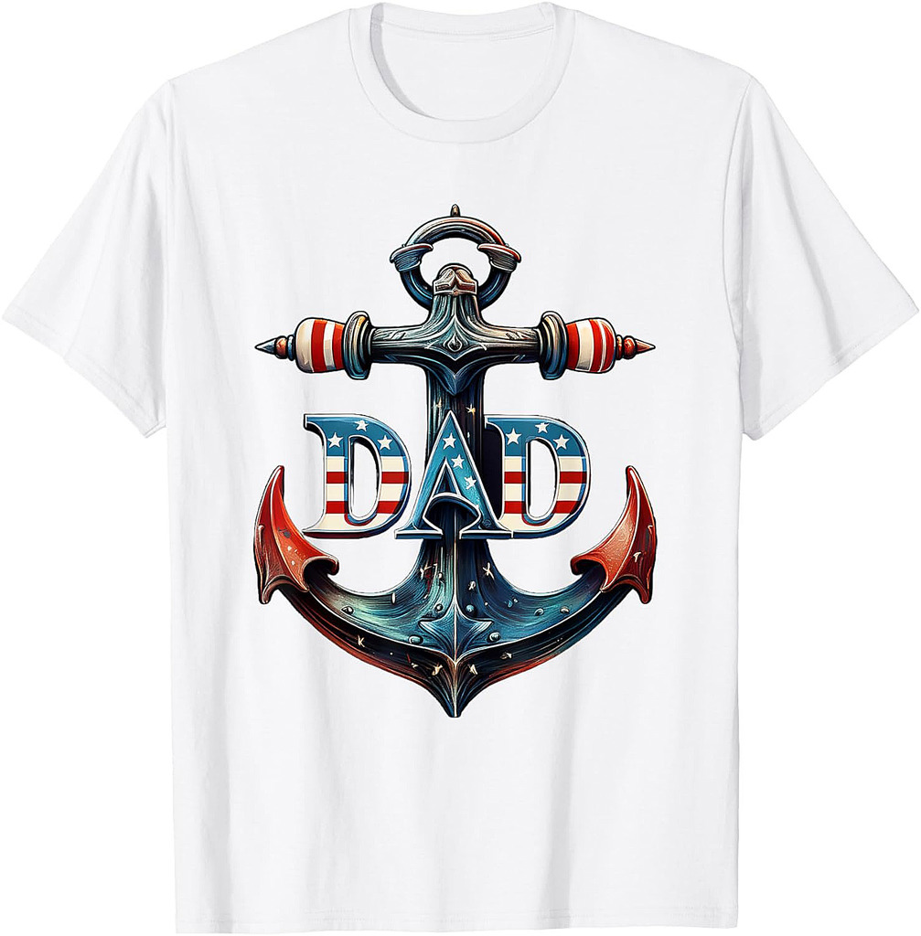 Dad Anchoring Our Life | Father’s Day Vintage Collection T-Shirt