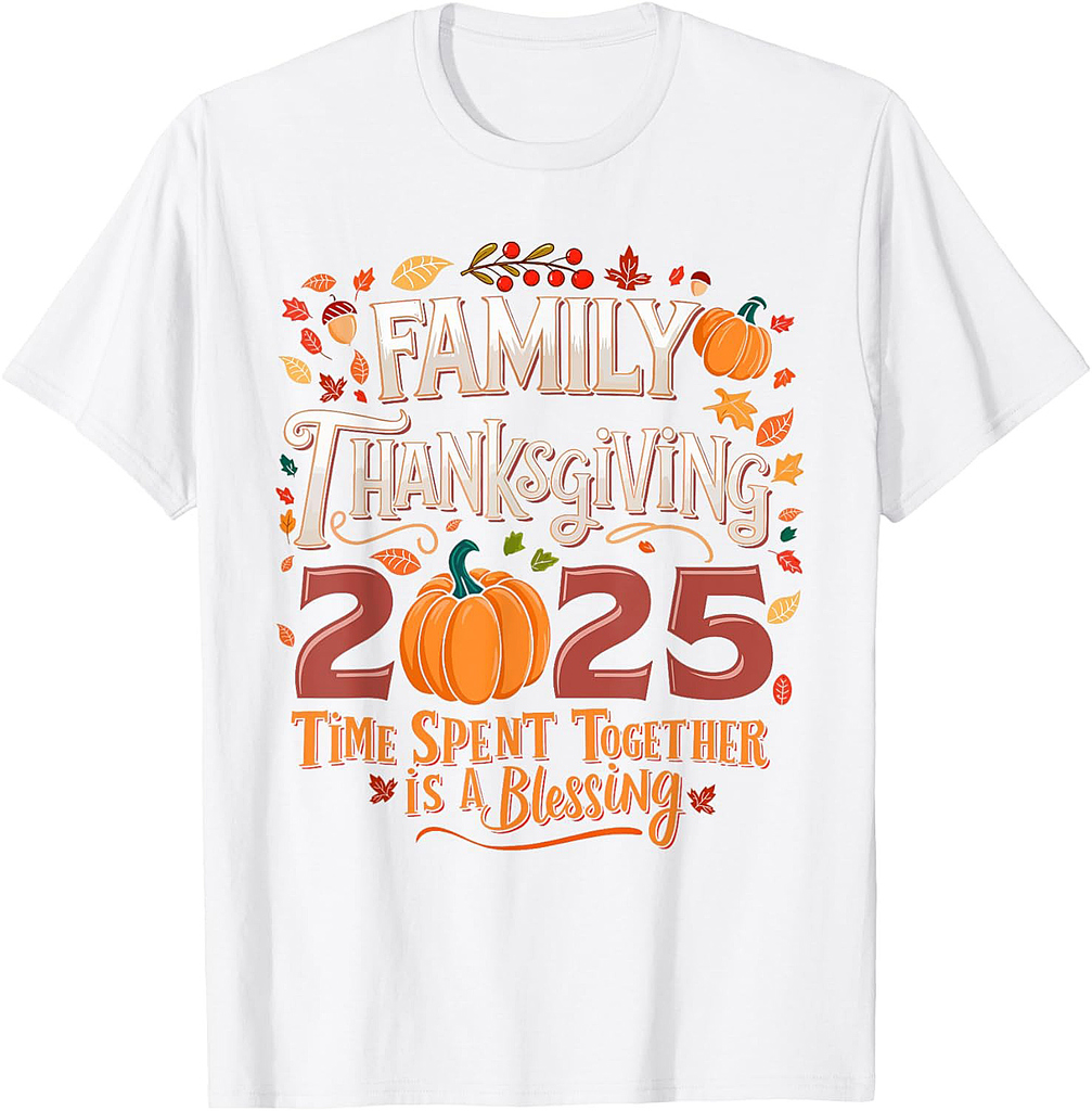 Family Thanksgiving 2025 Thanksgiving Crew Matching Group T-Shirt