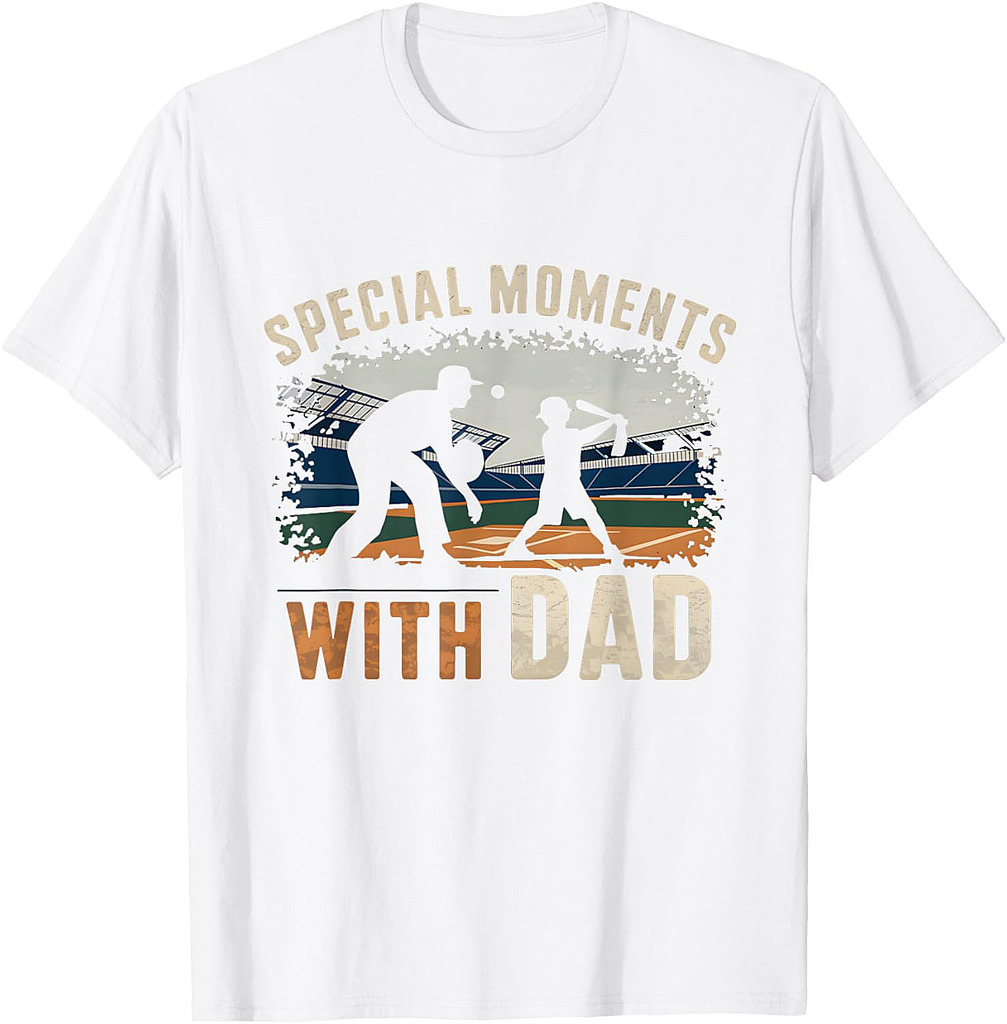 Special Moments With Dad Baseball Father's Day For Boy Dad T-Shirt