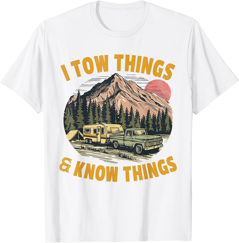 I Tow Things and I know Things Father's Day Vintage T-Shirt