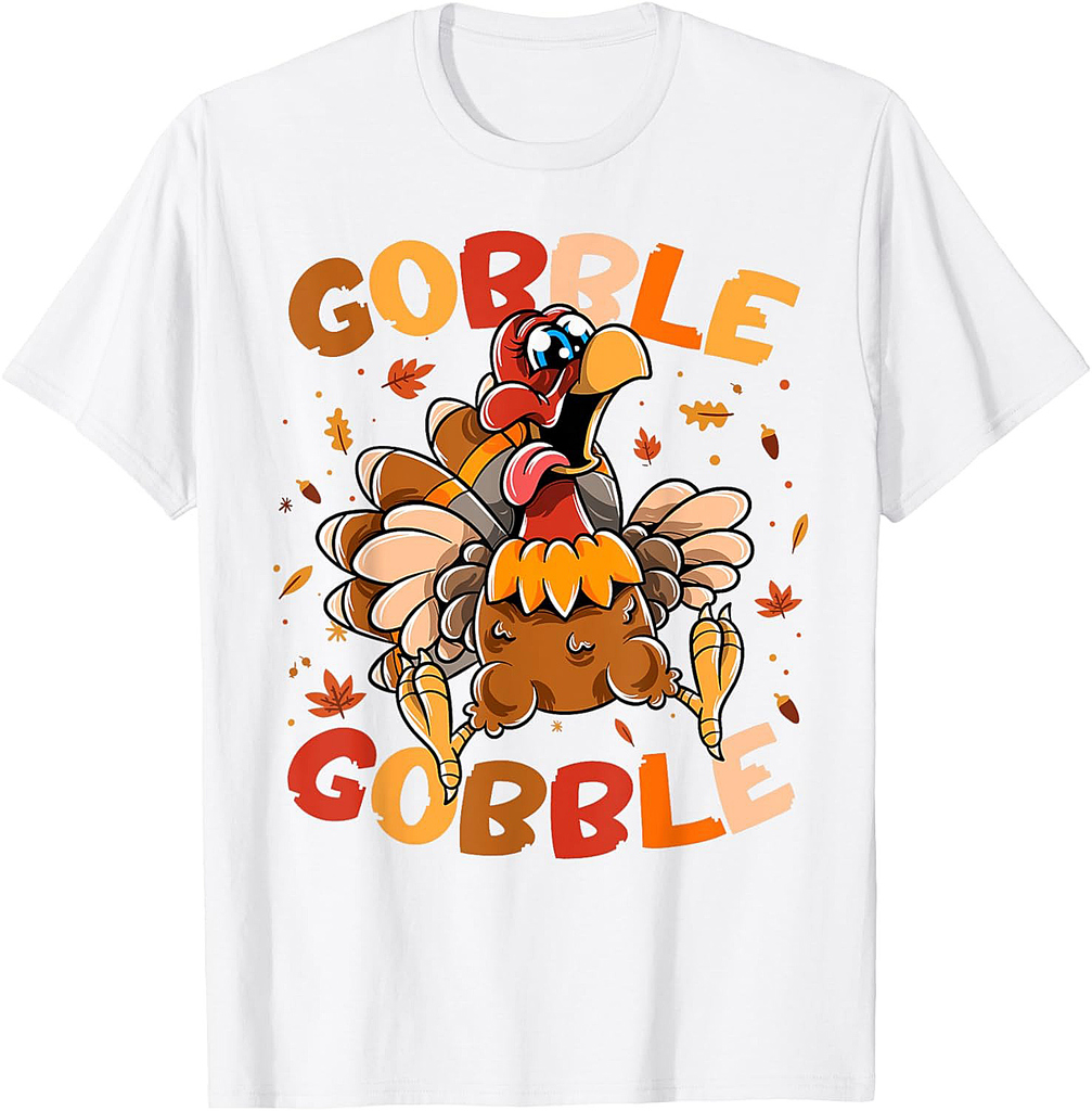 Thanksgiving Funny Turkey Gobble Gobble T-Shirt