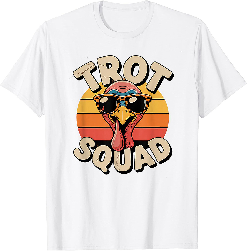 Thanksgiving Turkey Trot Squad 2025 Trot Race Women Men T-Shirt