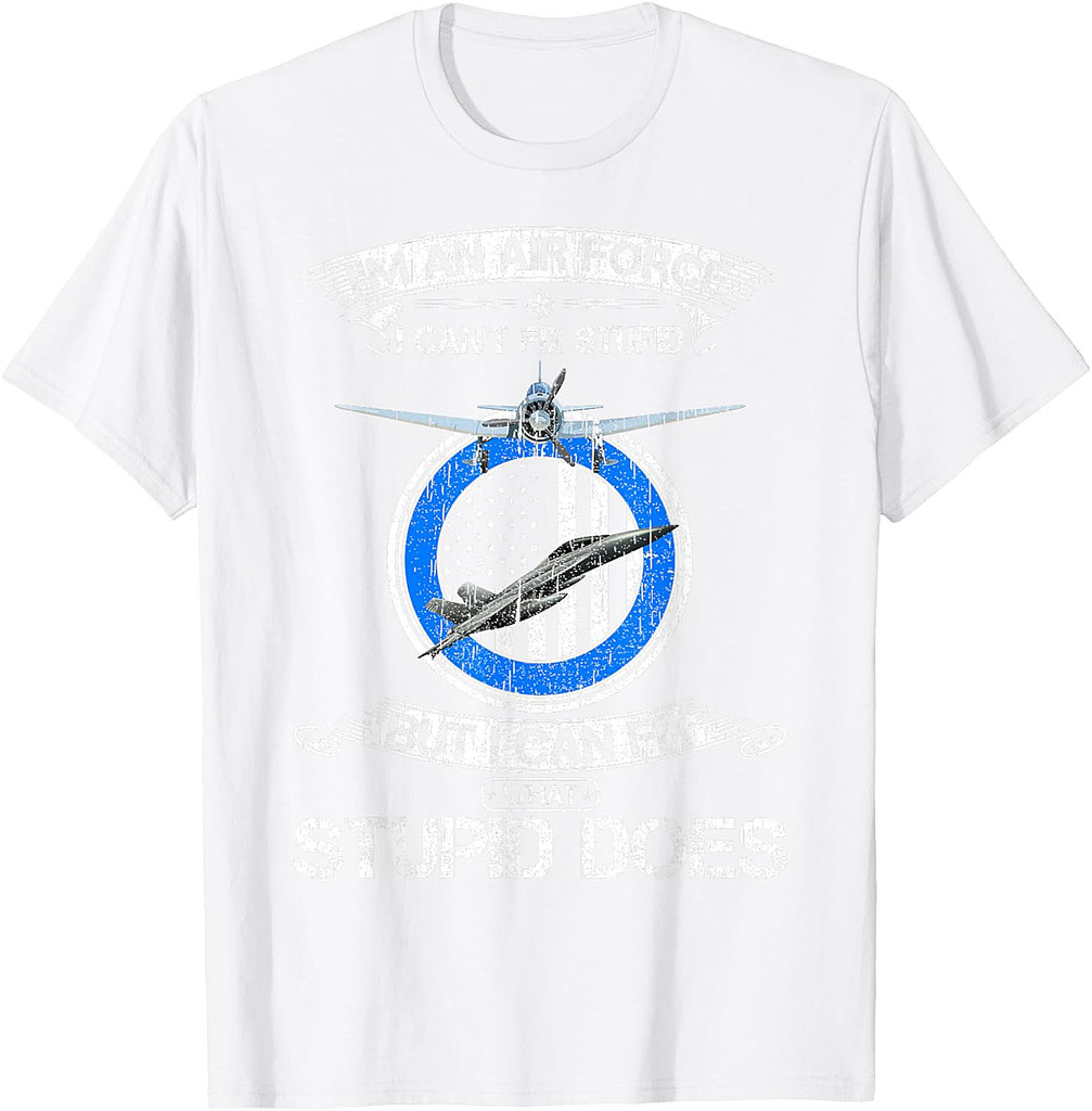 Vintage I Am An Air Force Veteran I Can Fix What Stupid Does T-Shirt