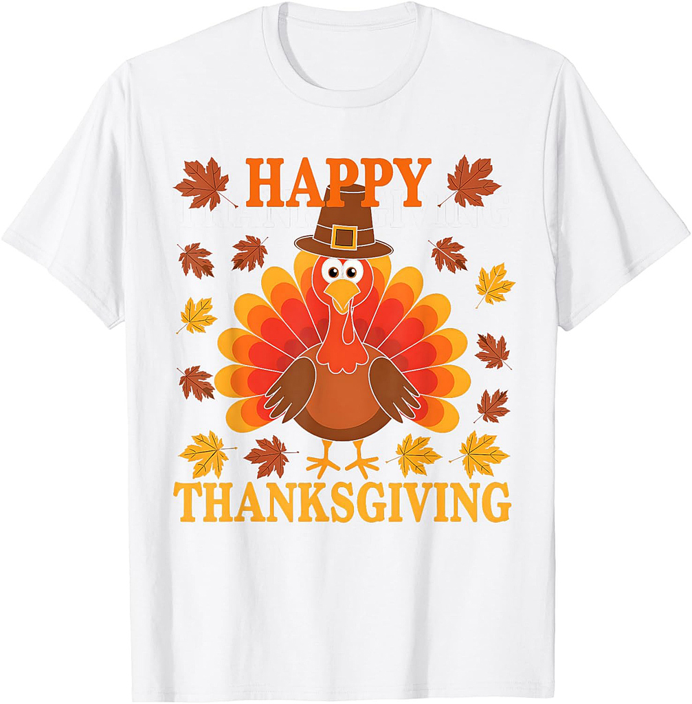 Happy Thanksgiving Funny Turkey Family Dinner Thanksgiving T-Shirt