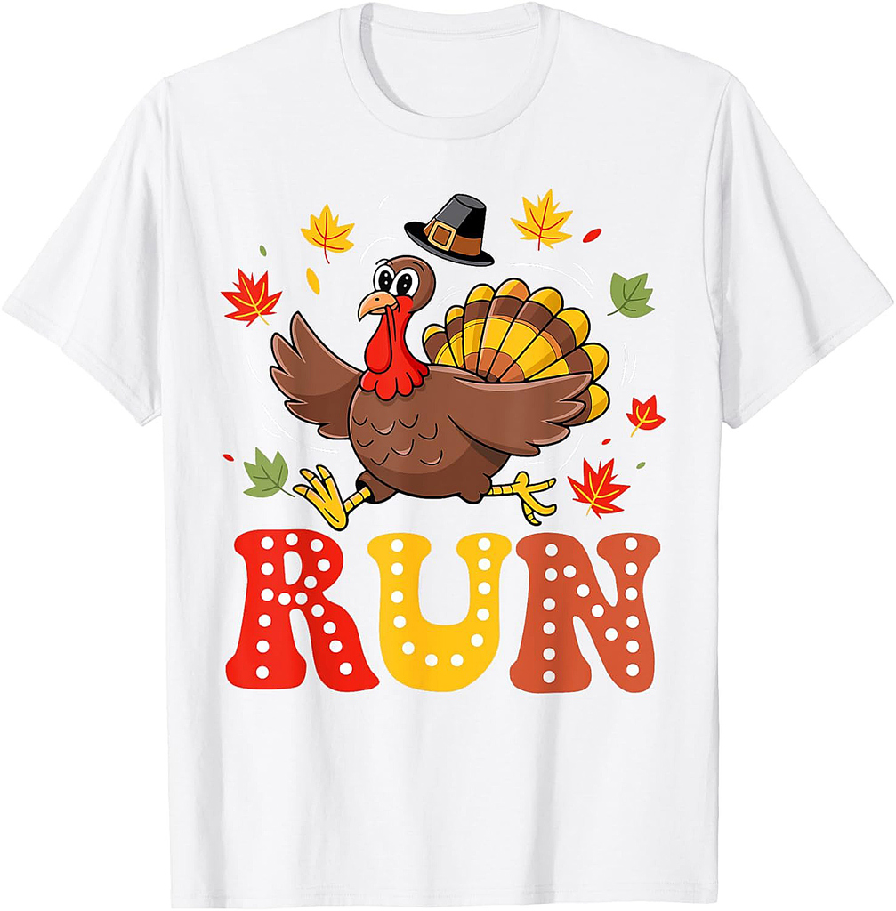 Turkey Run Run Costume Thanksgiving Running Turkey Trot T-Shirt