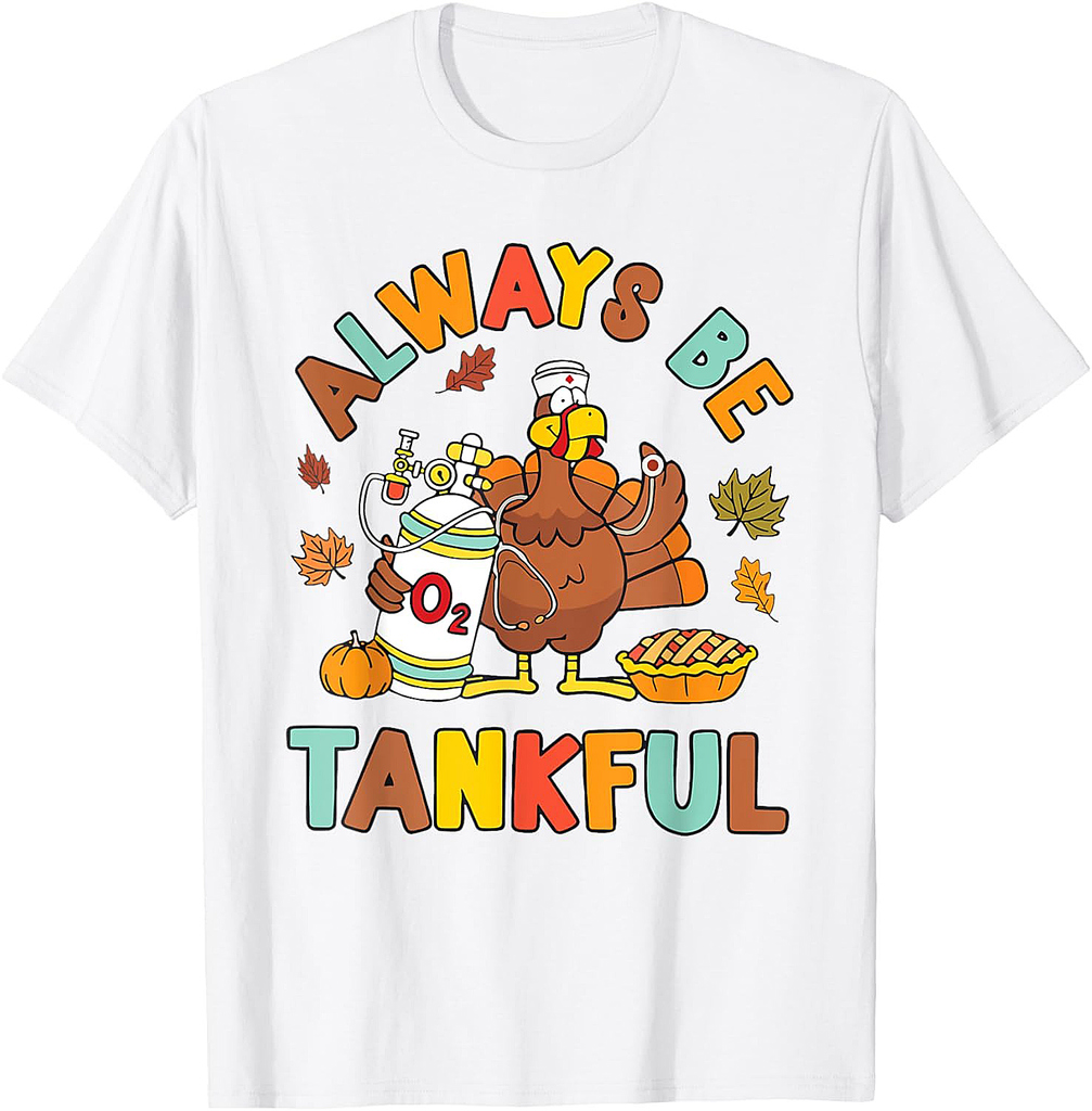 Respiratory Therapist Thanksgiving Nurse Autumn Fall Turkey T-Shirt