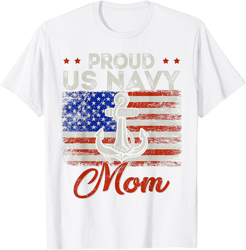 US Na vy Proud Mother  Proud US Na vy For Mom Veteran Day T-Shirt