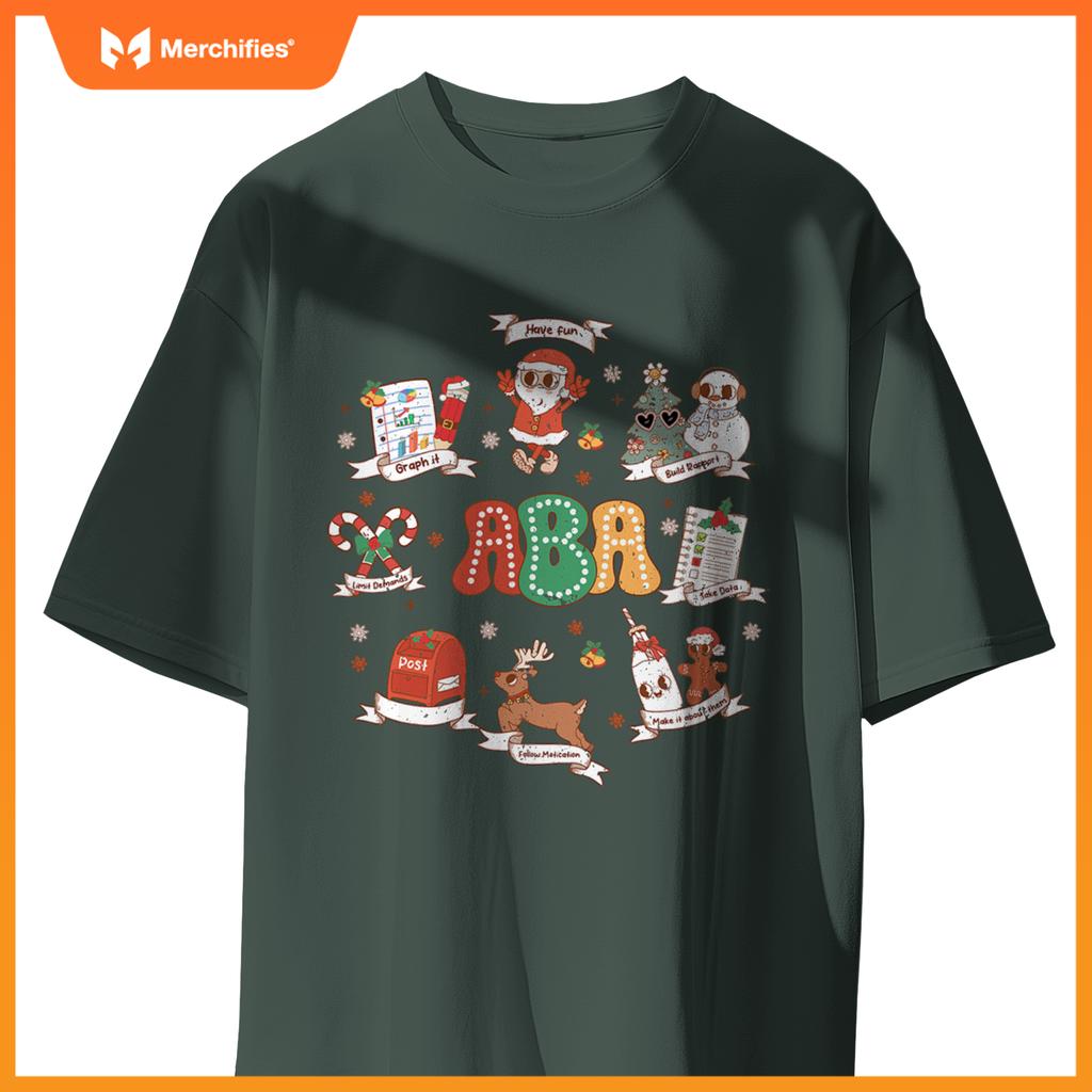 ABA Christmas, Teacher Special Education ABA Christmas T-Shirt