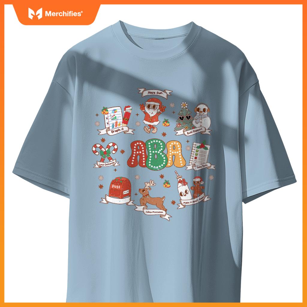 ABA Christmas, Teacher Special Education ABA Christmas T-Shirt