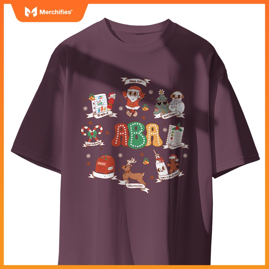 ABA Christmas, Teacher Special Education ABA Christmas T-Shirt