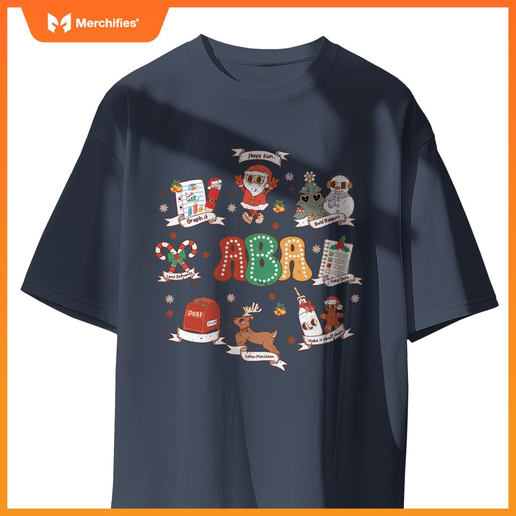 ABA Christmas, Teacher Special Education ABA Christmas T-Shirt