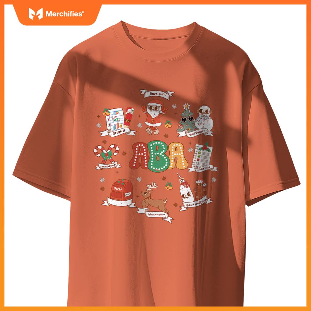ABA Christmas, Teacher Special Education ABA Christmas T-Shirt