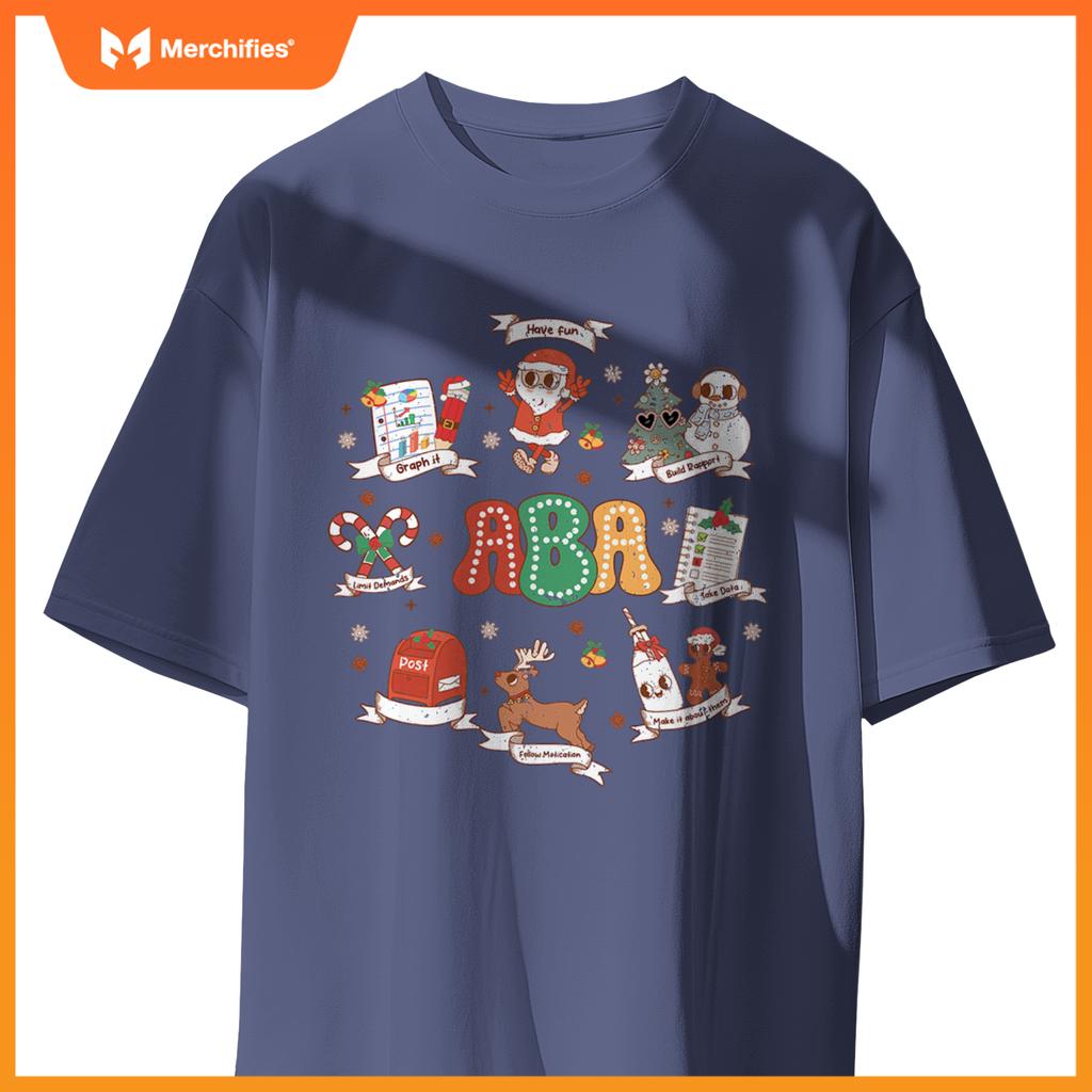 ABA Christmas, Teacher Special Education ABA Christmas T-Shirt