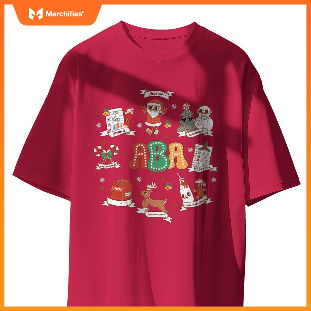 ABA Christmas, Teacher Special Education ABA Christmas T-Shirt