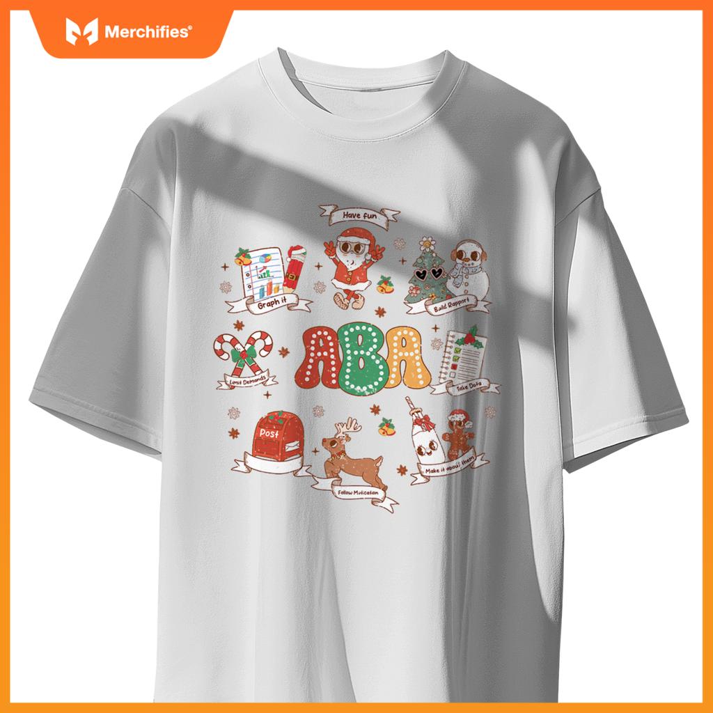 ABA Christmas, Teacher Special Education ABA Christmas T-Shirt