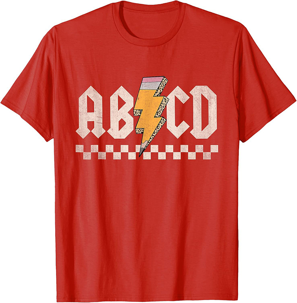 ABCD Back In Class First Day Back To School Teacher Student T-Shirt