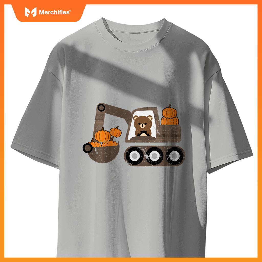 Kids Truck Pumpkin Patch Baby Boy Fall Toddler Girl Cute T-Shirt